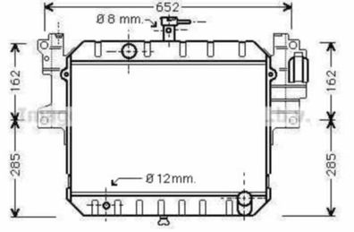 NEU + Kühler > Daihatsu Feroza ( 1.6 > Schaltgetriebe ] - ( 9.93 - 8.95 ) 1640087652