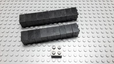 Lego 20 Basic Steine 2x2 hoch schwarz 3003 Legos haben Kratzer