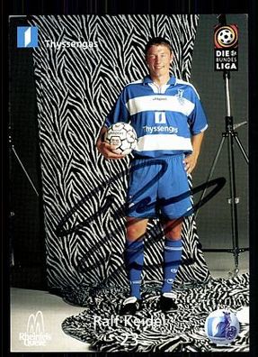 Ralf Keidel MSV Duisburg 1999/00 Autogrammkarte + A 70739