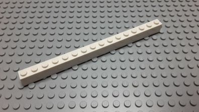 Lego 1 Basic Stein 1x16 hoch weiß 2465 Set 8154 6398 7945 7690