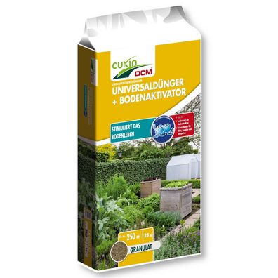 Cuxin Universaldünger + Bodenaktivator 25 kg Blumendünger Gartendünger Rasen