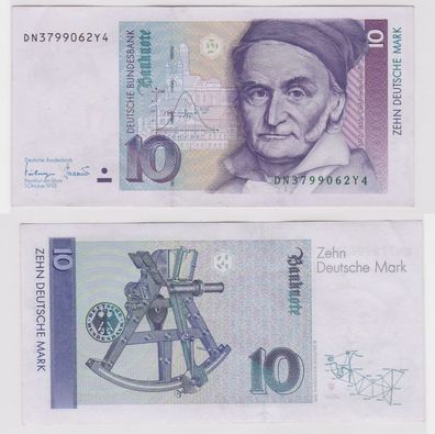 T146586 Banknote 10 DM Deutsche Mark Ro. 303a Schein 1. Okt. 1993 KN DN 3799062Y4
