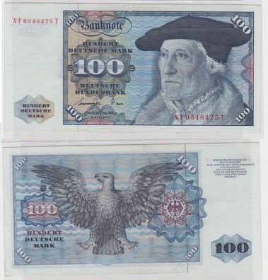 T146014 Banknote 100 DM Deutsche Mark Ro 278a Schein 1. Juni 1977 KN NF 0546475 T