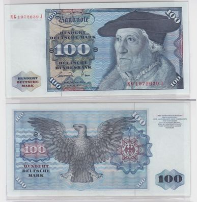 T146020 Banknote 100 DM Deutsche Mark Ro 278a Schein 1. Juni 1977 KN NG 1972639 J