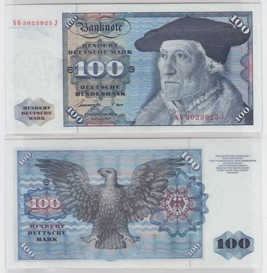 T146034 Banknote 100 DM Deutsche Mark Ro 278a Schein 1. Juni 1977 KN NG 3023925 J