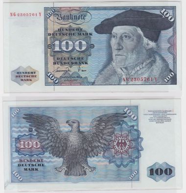 T145157 Banknote 100 DM Deutsche Mark Ro 278a Schein 1. Juni 1977 KN NG 2305761 Y