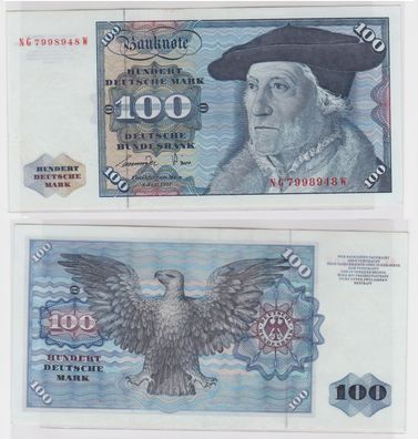 T146552 Banknote 100 DM Deutsche Mark Ro 278a Schein 1. Juni 1977 KN NG 7998948 W