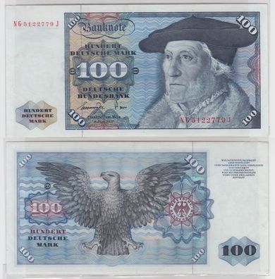 T146266 Banknote 100 DM Deutsche Mark Ro 278a Schein 1. Juni 1977 KN NG 5122779 J