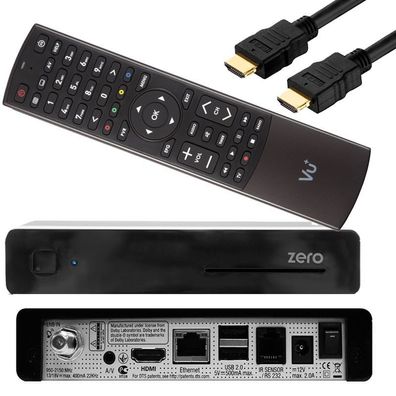 VU + ® ZERO 1x DVB-S2 Tuner Full HD 1080p Linux Receiver mit neuer FB, neuem Chipsatz