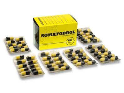 Somatodrol - Das Original - 60 Kapseln - Testosteronbooster - Blitzversand