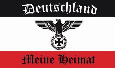 Fahne Flagge Reichsadler Deutschland meine Heimat Premiumqualität