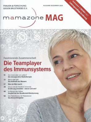 mamazone MAG - Dezember 2020 Die Teamplayer des Immunsystems