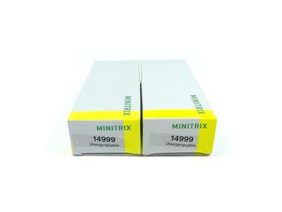Minitrix N 14999, 2 x Übergangsgleis, neu, OVP