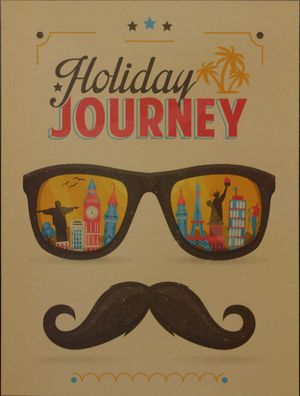 Blechschild "Holiday Journey" Reisebüro Ferien Urlaub Diner Bar Pub 33x25cm Neu