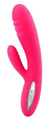 Vibrator Pink 21,0 cm mit Wärmefunktion und Klitoris Reizarm