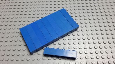 Lego 10 Basic Steine 1x6x1 Blau 3009 Legos haben Kratzer