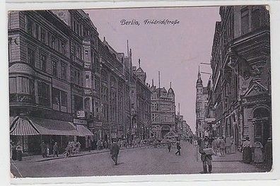 62840 Feldpost Ak Berlin Friedrichstrasse mit Verkehr 1915