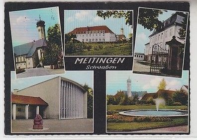 54307 Mehrbild Ak Meitingen Schwaben Ortsansichten 1975
