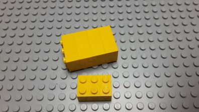 Lego 5 Basic Steine 2x3 hoch Gelb 3002 Set 3670 537 540 5871