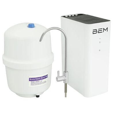 BEM Lisa: Umkehrosmoseanlage mit Wassertank und Wasserhahn | Festwasseranschluss