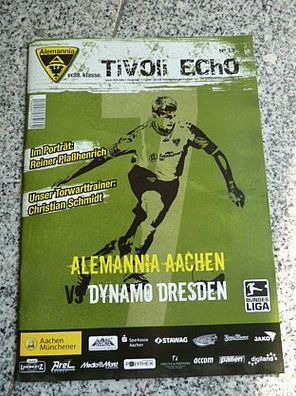 TSV Alemannia Aachen Tivoli Echo Nr. 13 - Alemannia Aachen - Dynamo Dresden
