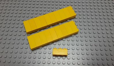 Lego 20 Basic Steine 1x3x1 Gelb 3622 Legos haben Kratzer