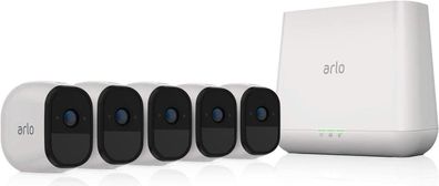 Arlo Pro Überwachungskamera & Alarmanlage HD 5er Set Smart Home kabellos Nachtsich