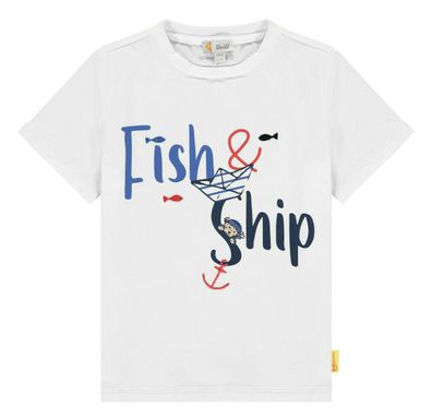 STEIFF® Jungen T-Shirt Fish & Ship