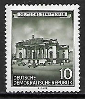 DDR postfrisch Michel-Nummer 492 mit Falz