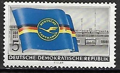 DDR postfrisch Michel-Nummer 512 mit Falz
