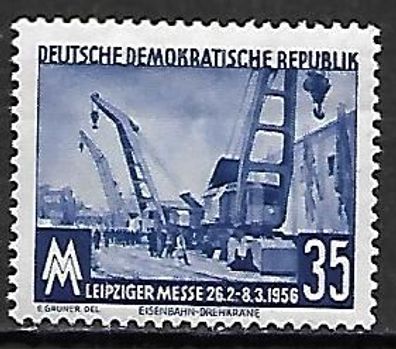 DDR postfrisch Michel-Nummer 519 mit Falz