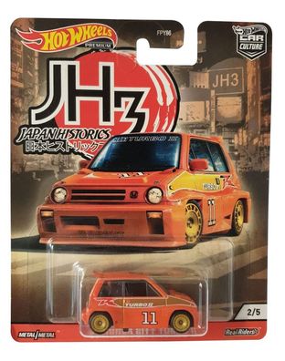 Hot Wheels Car Culture GJP83 Japan Historics Honda City Turbo II, Spielzeugauto