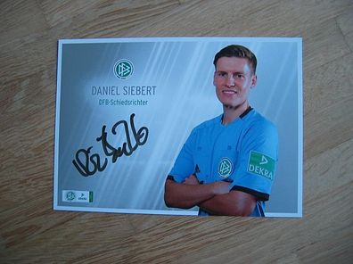 DFB Bundesligaschiedsrichter Daniel Siebert - handsigniertes Autogramm!!!