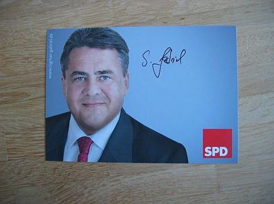Bundesminister SPD Sigmar Gabriel - handsigniertes Autogramm!!!