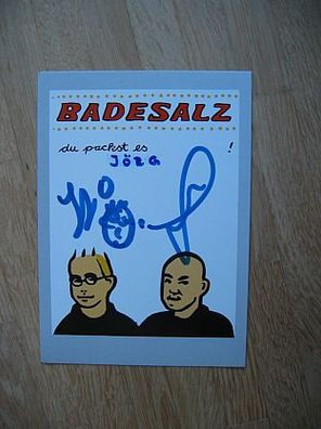 Badesalz - Henni Nachtsheim und Gerd Knebel - handsignierte Autogramme!!!