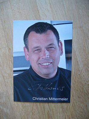 Starkoch Christian Mittermeier - handsigniertes Autogramm!!!