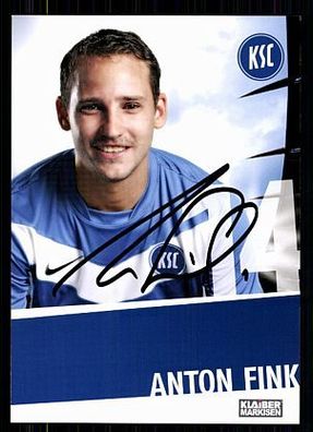 Anton Fink Karlsruher SC 2011-12 Original Signiert + A 71839