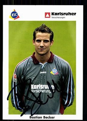 Bastian Becker Karlsruher SC 2002-03 Original Signiert + A 71847