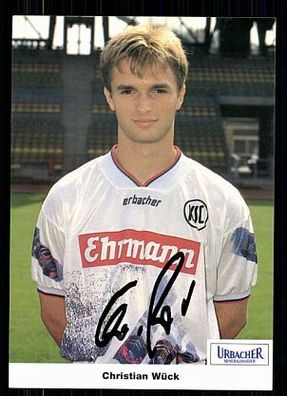 Christian Wück Karlsruher SC 1994-95 Original Signiert + A 71883