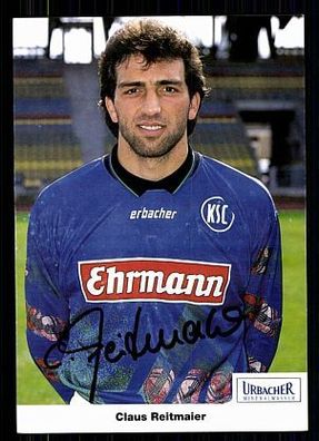 Claus Reitmaier Karlsruher SC 1994-95 Original Signiert + A 71891