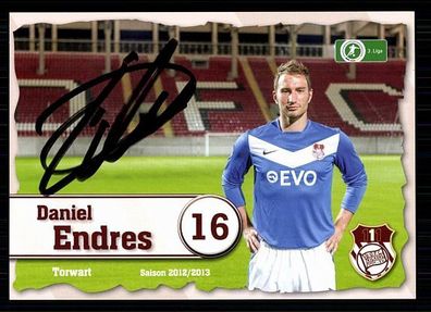 Daniel Endres Kickers Offenbach 2012-13 Original Signiert + A 71717