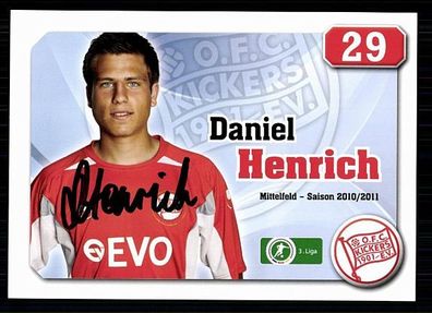 Daniel Henrich Kickers Offenbach 2010-11 TOP + A 71720