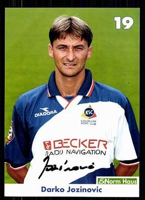 Darko Jozinovic Karlsruher SC 1999-00 2. Karte + + A 71902