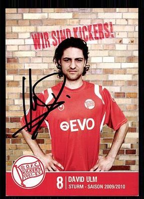 David Ulm Kickers Offenbach 2009/10 Original Signiert+ + A 71723
