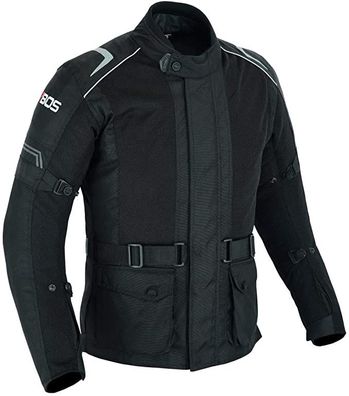 Motorradjacke Sommer Schwarz