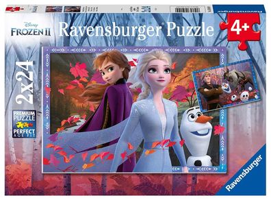 Ravensburger 05010 Disney Frozen 2 Eiskönigin 2 Puzzle 2x24 Teile