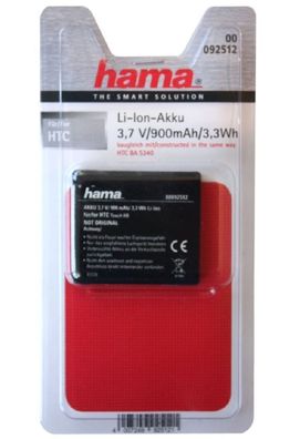 Hama LiIon Akku für HTC BAS340 Touch HD HD1 T8282 Blackstone BLAC160 BA S340