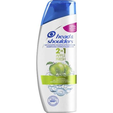 29,24EUR/1l Head &amp; Shoulders Shampoo 2in1 Apple Fresh 250ml Flasche