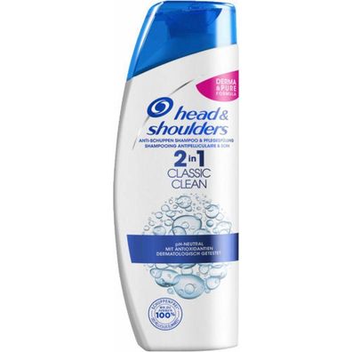 40,72EUR / L Head &amp; Shoulders Shampoo 2in1 Classic Clean 250ml Flasche