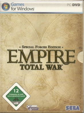 Total War: Empire - Special Forces Edition (PC 2009 DVD-Box) mit Steam Key Code